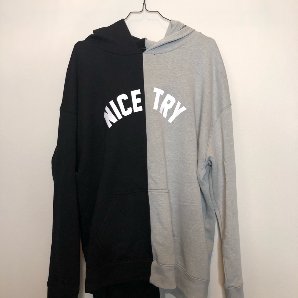 Two Colored Hoodie